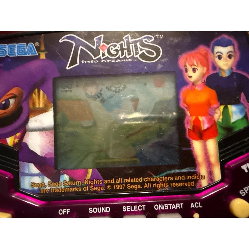 Nights Into Dreams Sega Pocket Arcade Tiger Electronic 1997 Handheld Vintage NEW